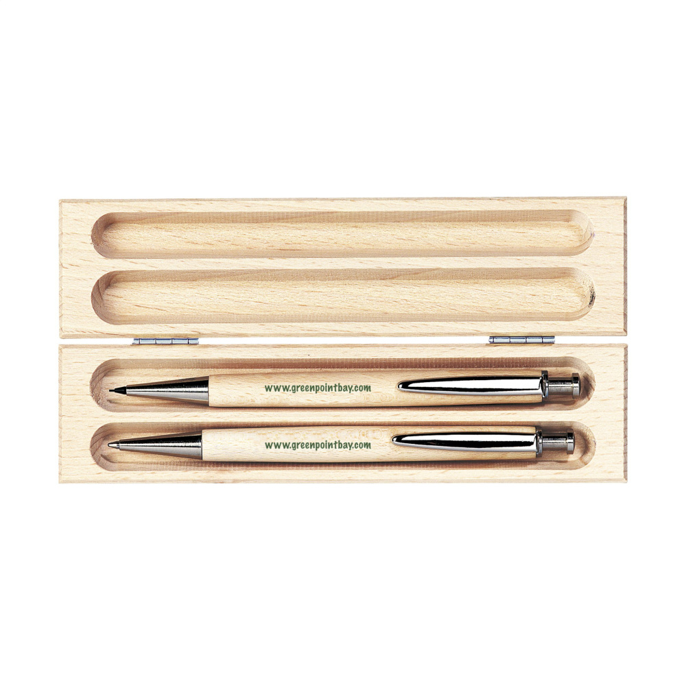 Logo trade corporate gifts image of: NovaSet writing set