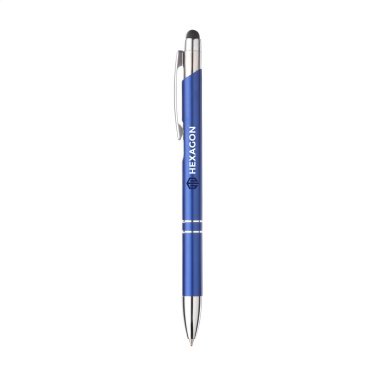 Logo trade promotional products image of: Ebony Touch stylus pen