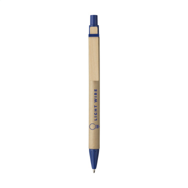 Logo trade business gifts image of: PaperWrite cardboard pen
