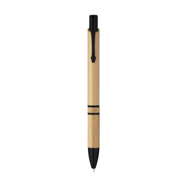 Logo trade promotional product photo of: Ebony Bamboo pen