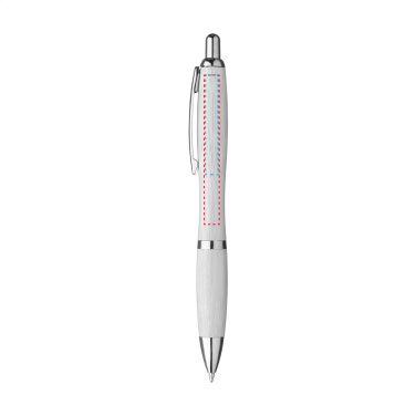 Logo trade corporate gifts image of: Athos Bamboo pen