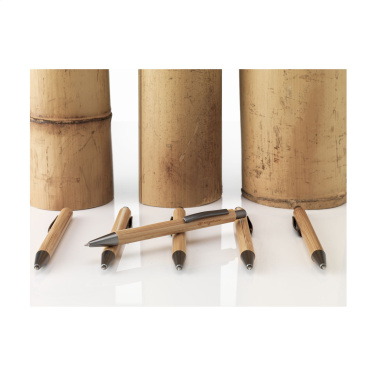 Logo trade advertising products image of: Sento Bamboo pen