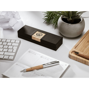 Logo trade corporate gifts image of: Bamboo Pen Set pens