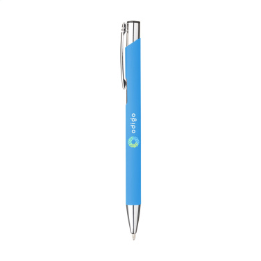 Logo trade promotional item photo of: Ebony Soft Touch pen