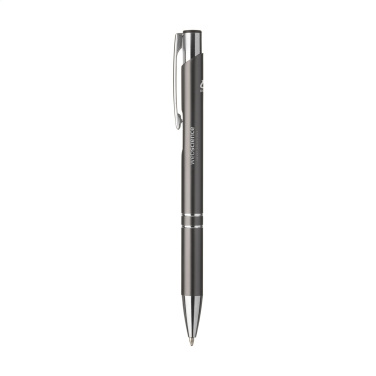 Logo trade business gifts image of: Ebony Recycled Alu pens