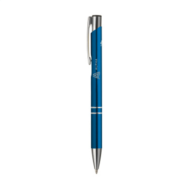 Logo trade promotional merchandise picture of: Ebony Recycled Alu pens