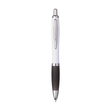 Logo trade promotional giveaways picture of: Athos Trans GRS Recycled ABS pen