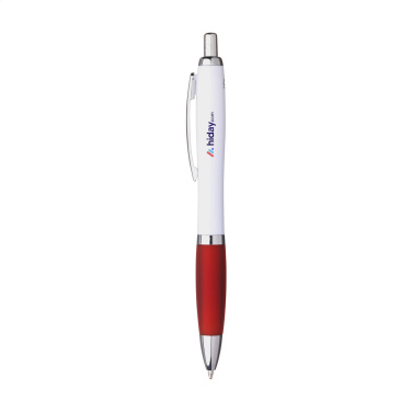 Logo trade promotional giveaway photo of: Athos Trans GRS Recycled ABS pen