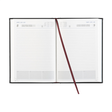 Logo trade promotional merchandise picture of: Eurotop Sabana diary A5 6-languages