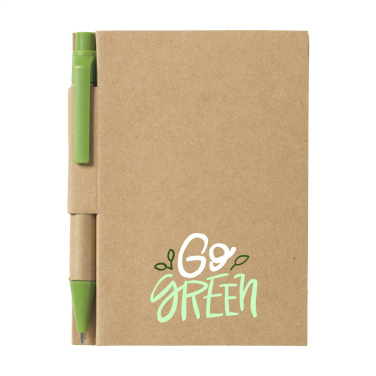 Logo trade business gifts image of: RecycleNote-S Paper notebook
