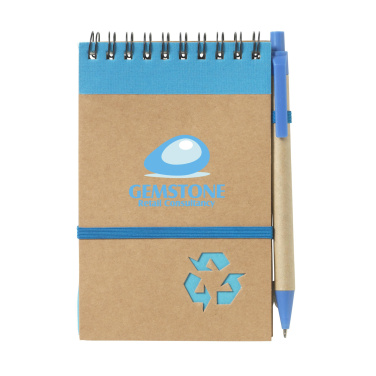 Logo trade promotional merchandise picture of: RecycleNote-M Paper notebook