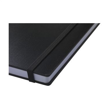 Logo trade promotional items picture of: Bamboo Journal Naked Spine Paper Notebook Black A5