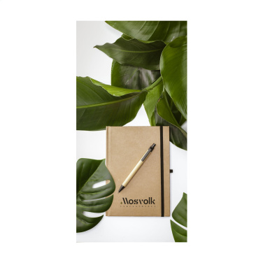 Logo trade promotional gift photo of: Pocket ECO Paper A5 notebook
