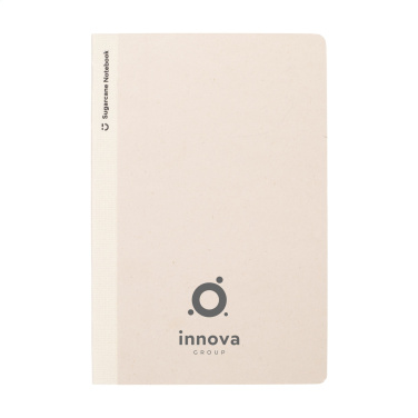 Logo trade promotional merchandise picture of: Sugarcane Paper Notebook A5