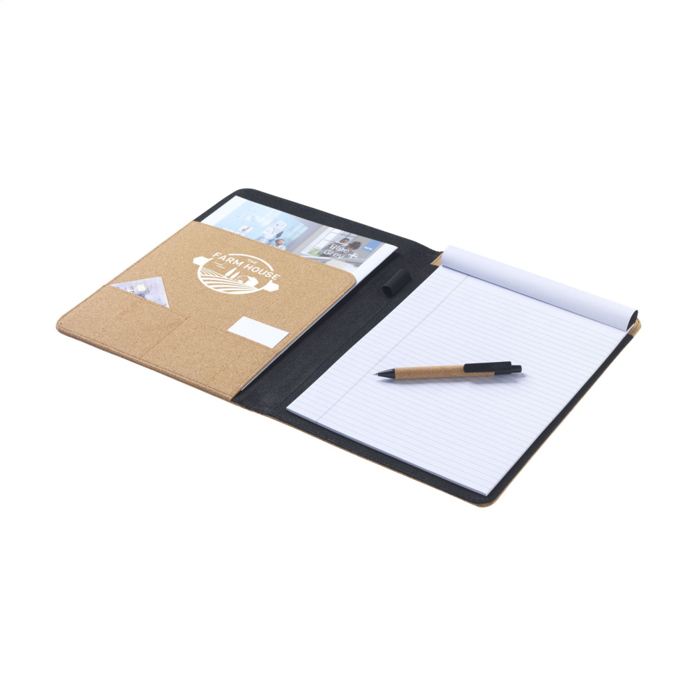 Logotrade promotional merchandise image of: Eco Conference Cork A4 document folder