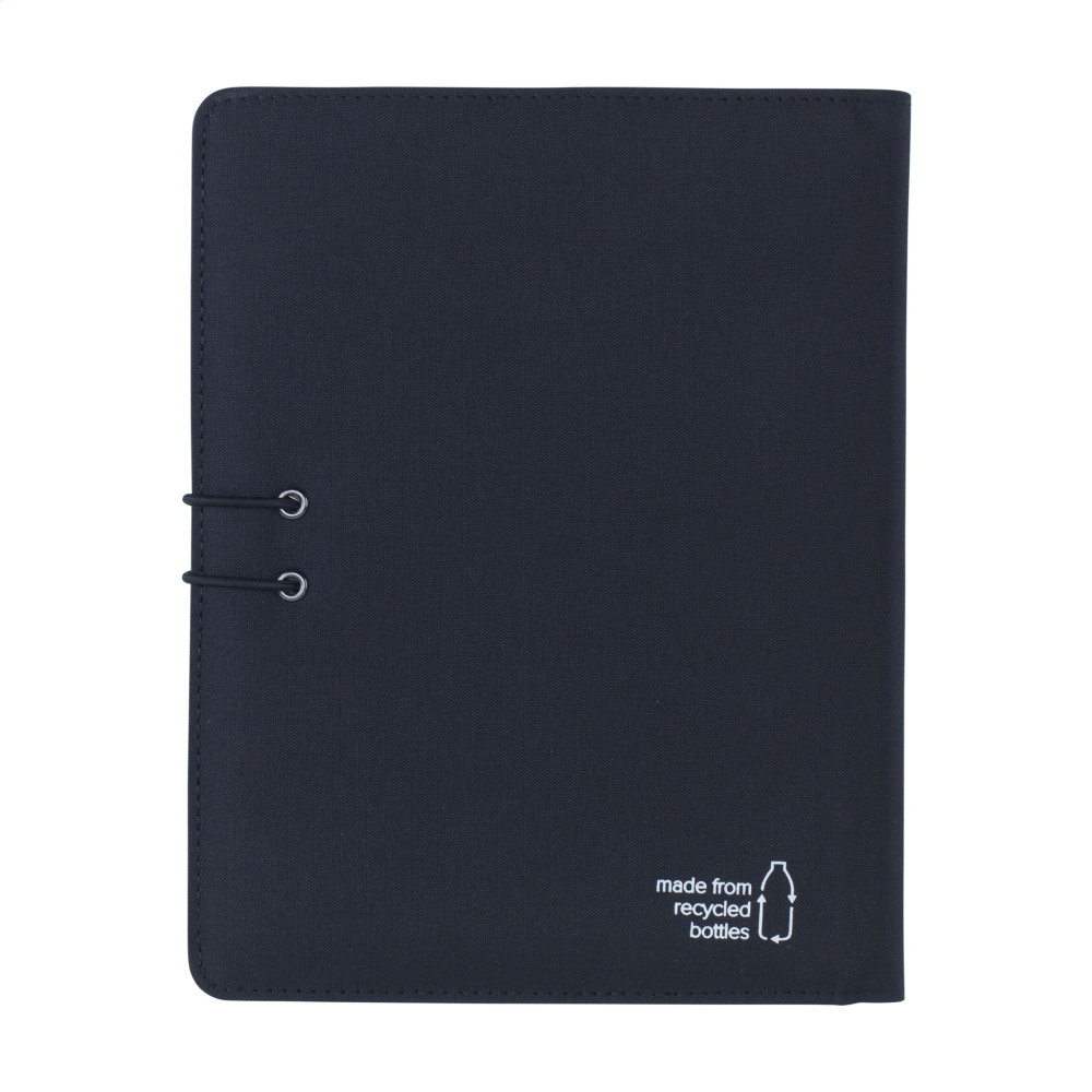 Logo trade advertising products image of: Quest Portfolio RPET A5 document folder