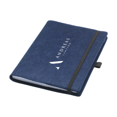Logo trade promotional items image of: Felty GRS RPET Paper Notebook A5