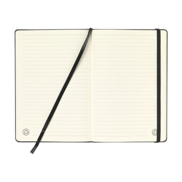 Logotrade business gift image of: Montana Recycled Leather Paper Notebook A5