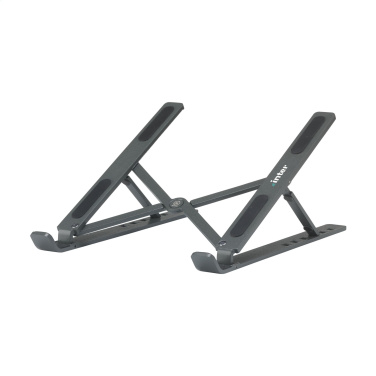 Logo trade corporate gifts image of: Standby GRS Recycled Alu Laptop Stand