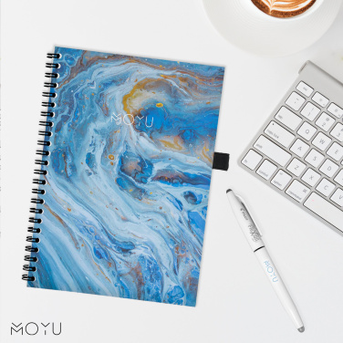 Logo trade promotional giveaways image of: MOYU Erasable Stone Paper Notebook Custom SoftCover