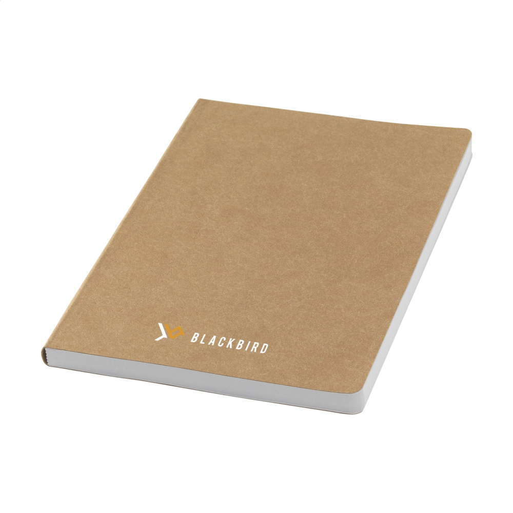 Logotrade corporate gifts photo of: Paper Notebook GRS Washable Kraft Cover A5