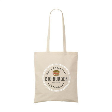 Logotrade promotional item picture of: ShoppyBag (180 g/m²) long handles cotton bag