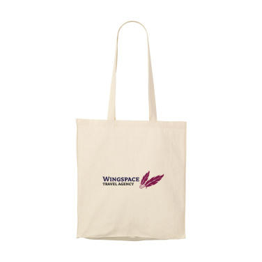 Logo trade advertising products image of: Natural Square Bag (165 g/m²) cotton bag