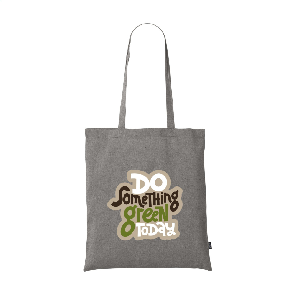 Logo trade advertising products picture of: GRS Recycled Cotton Shopper (180 g/m²) bag