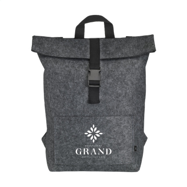 Logo trade promotional products image of: Nolan GRS RPET Felt backpack