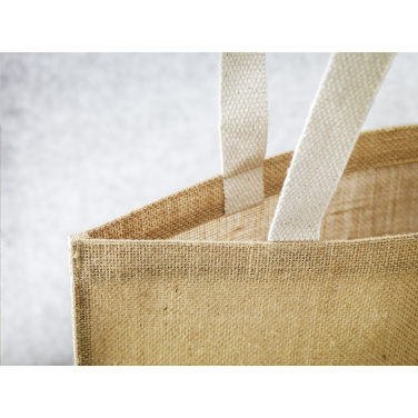 Logotrade promotional merchandise photo of: Madrid Jute Shopper bag