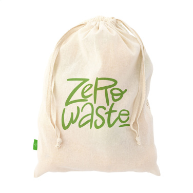 Logo trade promotional gifts picture of: Natura Organic GOTS Mesh Bag (120 g/m²) fruit bag