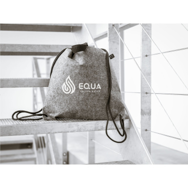 Logotrade promotional gift picture of: GRS RPET Felt PromoBag Plus backpack