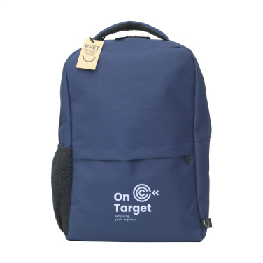 Logo trade promotional giveaways image of: Finley GRS RPET Laptop Backpack
