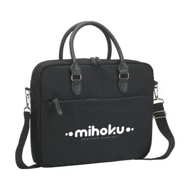 Logotrade corporate gift image of: Denver Recycled Canvas 15.6-inch laptop bag