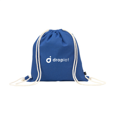 Logo trade promotional merchandise picture of: PromoColour GRS Recycled Cotton Backpack (150 g/m²)