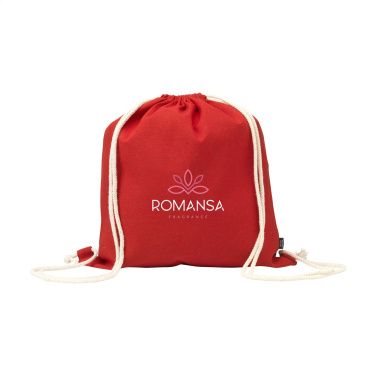 Logotrade promotional item picture of: PromoColour GRS Recycled Cotton Backpack (150 g/m²)