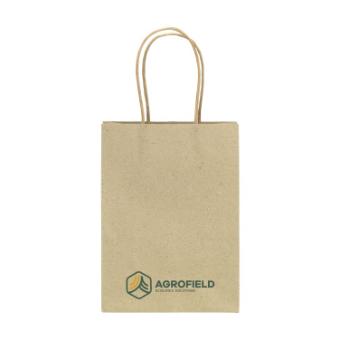 Logo trade advertising product photo of: Leaf It Bag recycled grass paper (120 g/m²) S