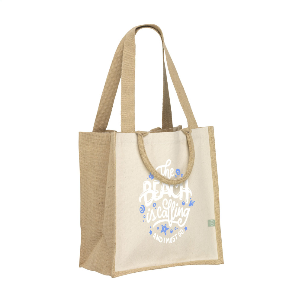 Logo trade promotional items image of: Yucatan Shopper Organic Cotton (320 g/m²)