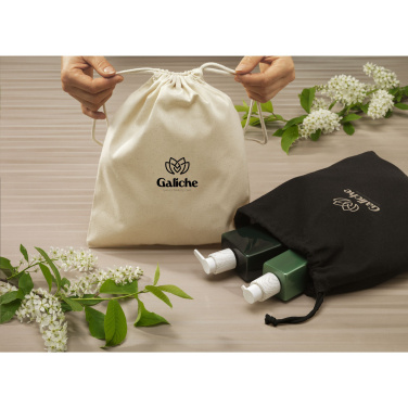 Logotrade promotional gift image of: Gift Pouch GRS Recycled Cotton (150 g/m²) M