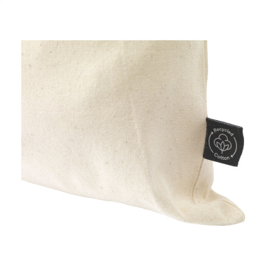 Logo trade promotional item photo of: Gift Pouch Natural GRS Recycled Cotton (150 g/m²) S