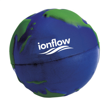Logo trade promotional giveaways image of: StressGlobe Ø 6.5cm stressball