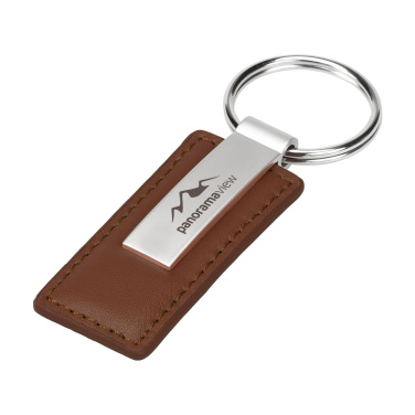 Logotrade promotional merchandise photo of: LeatherKey keyring