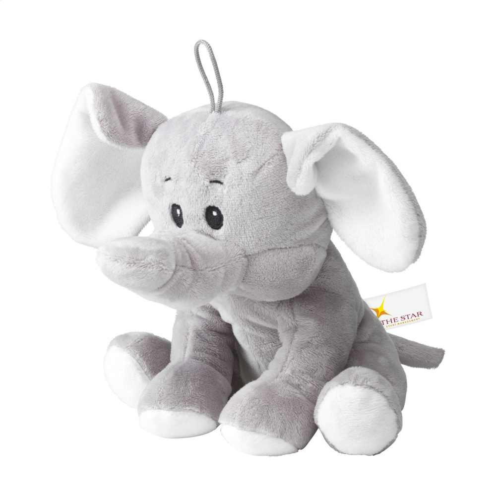Logo trade promotional merchandise picture of: Olly plush elephant cuddly toy