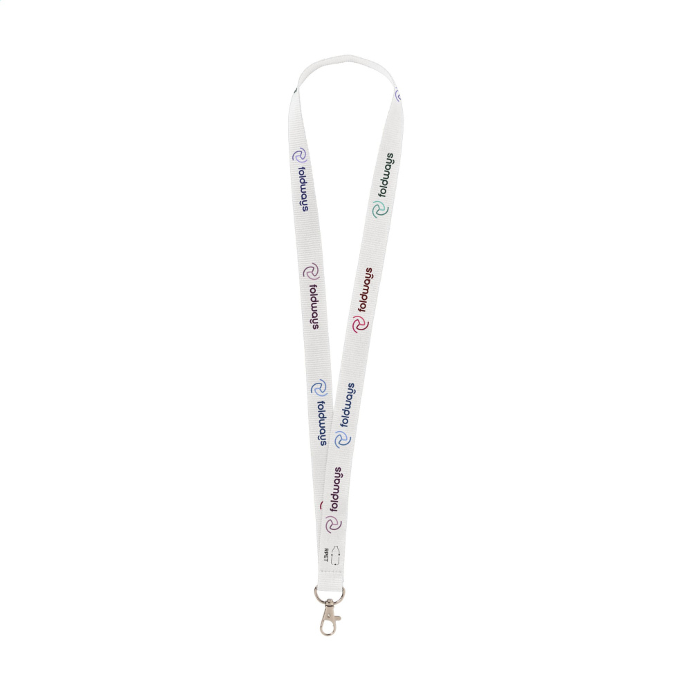 Logotrade business gifts photo of: Lanyard Sublimation RPET 2 cm keycord