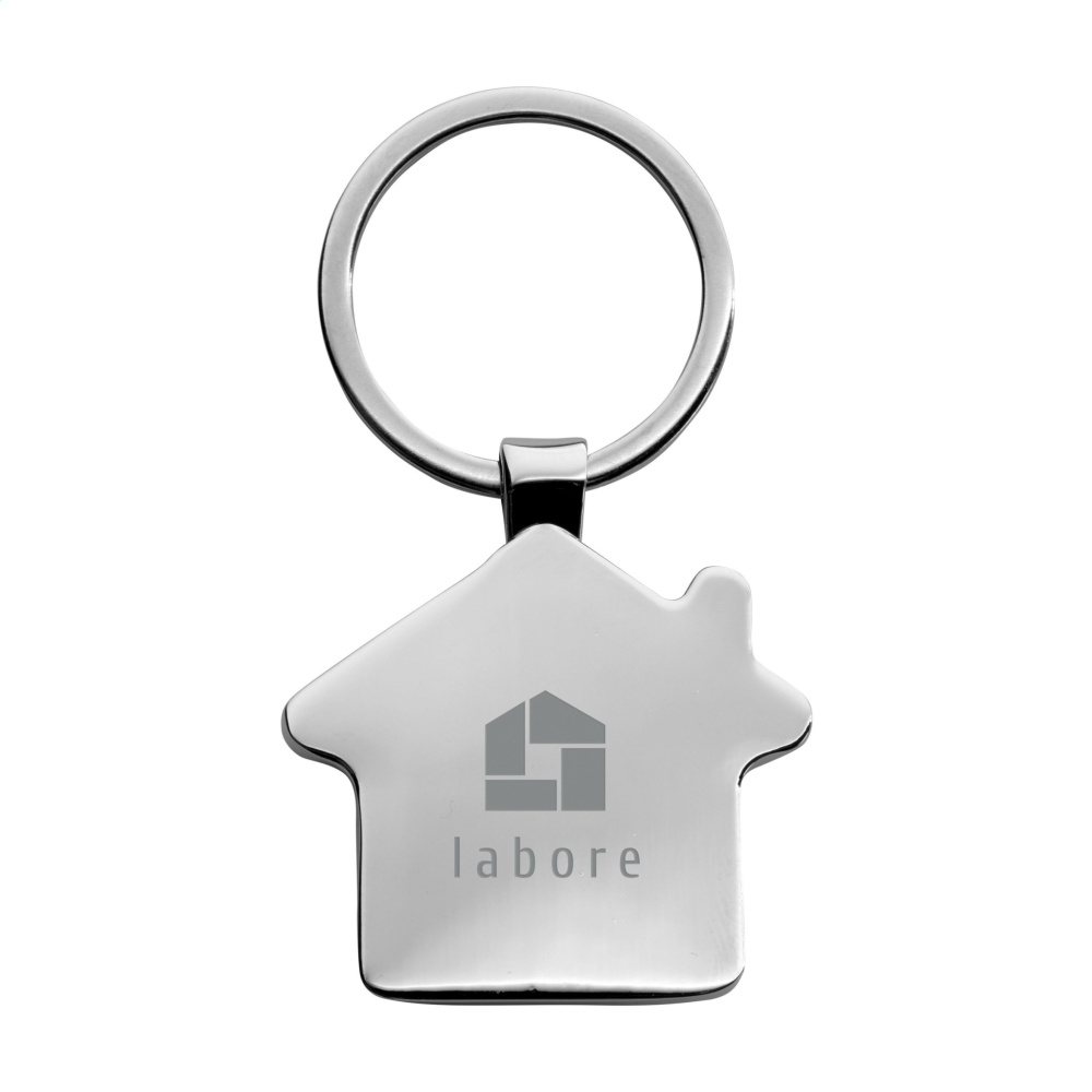 Logo trade corporate gifts image of: Casa bamboo keyring