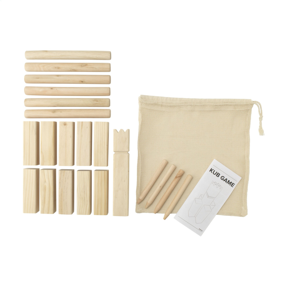 Logo trade corporate gifts picture of: Kingdom Kubb Outdoor Game