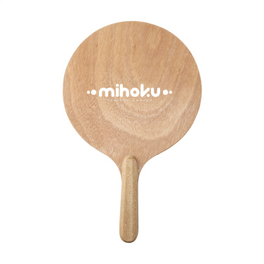Logo trade promotional products image of: Playa Wood BeachTennis beach game