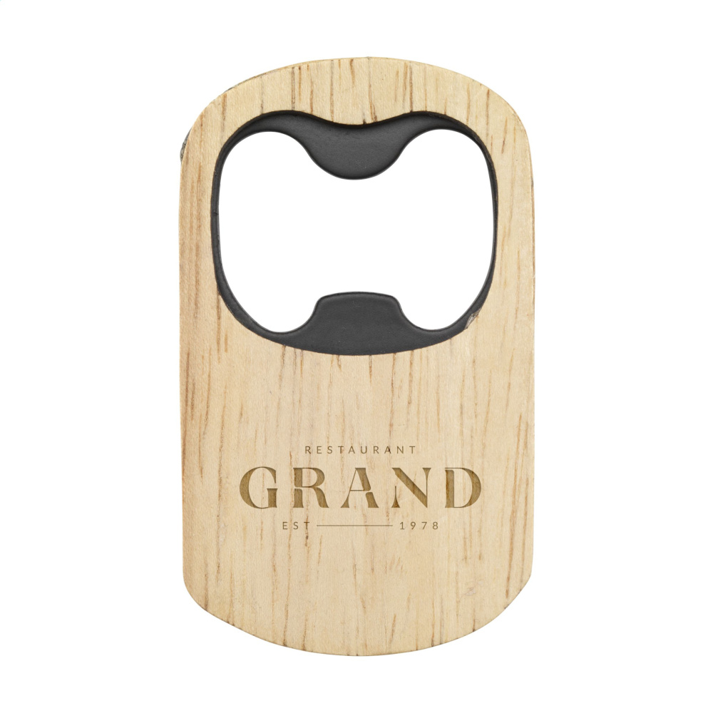 Logotrade promotional merchandise photo of: BlackBeech Opener