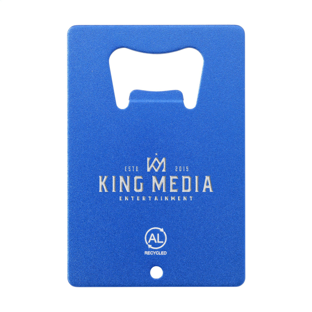 Logotrade promotional merchandise image of: Carta Opener Recycled Alu bottle opener