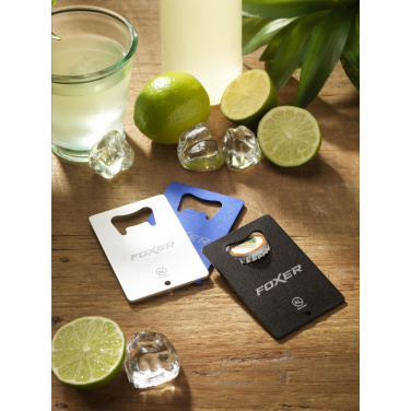 Logo trade promotional giveaways image of: Carta Opener Recycled Alu bottle opener